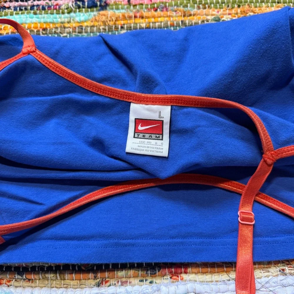 Nike Blue and Orange Tank Top - Picture 3 of 5